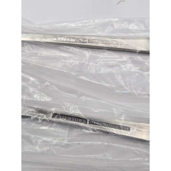 Watertown Stainless Steel Japan Serving Flatware Set of 4 VTG MCM - Picture 15 of 16